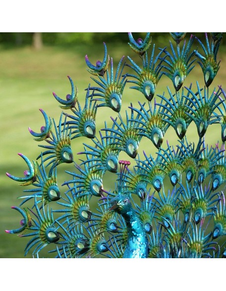 Large Peacocks with Crystal Detail