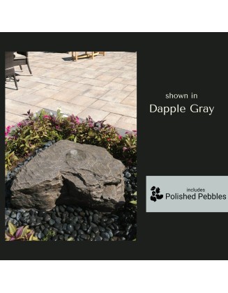 Horseshoe Falls Boulder Fountain - Complete Kit