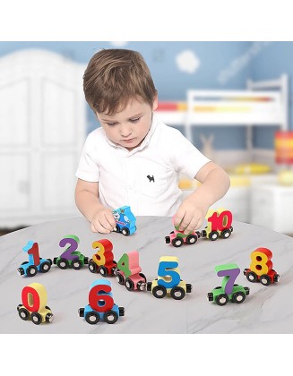 Wooden Digital Train Toy