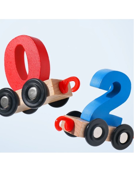 Wooden Digital Train Toy