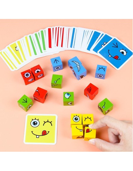 Puzzle Building Cubes
