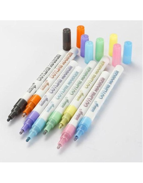 Double Line Outline Pen