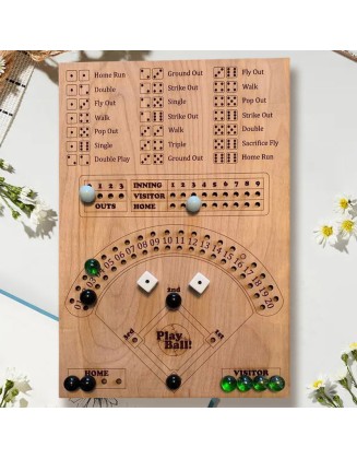 Baseball Dice Board Game