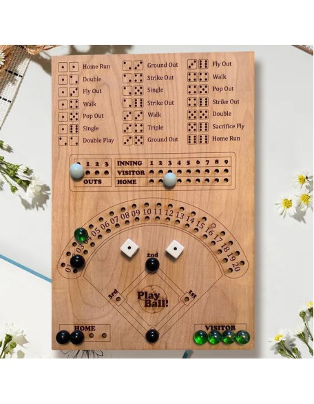 Baseball Dice Board Game