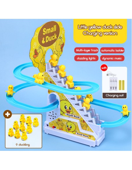 Electric Duck Slide Track With Lights And Music