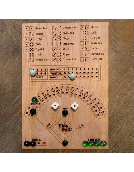 Baseball Dice Board Game