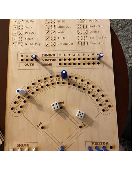 Baseball Dice Board Game