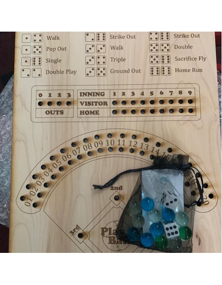Baseball Dice Board Game
