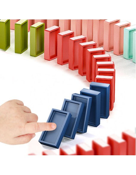 Domino Train Blocks Set