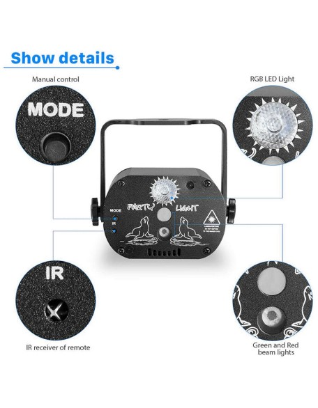 LED Stage Laser Light
