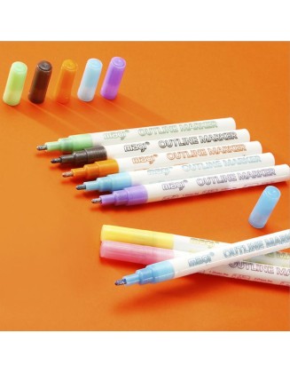 Double Line Outline Pen