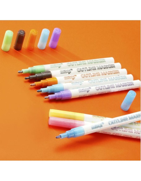 Double Line Outline Pen