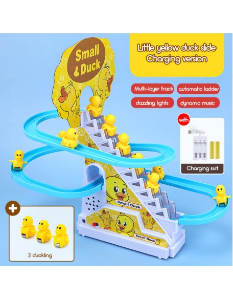 Electric Duck Slide Track With Lights And Music
