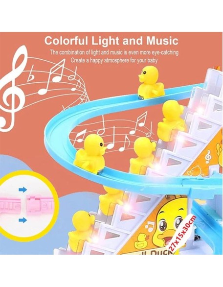 Electric Duck Slide Track With Lights And Music