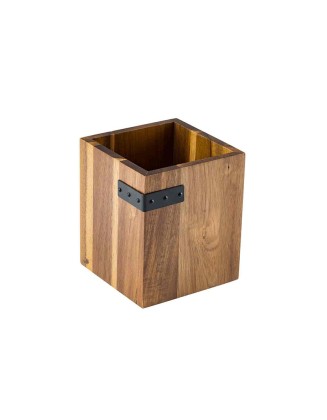 Industrial Collection Acacia Cutlery Holder