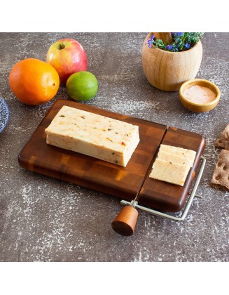 Rock & Branch Acacia Serving Board with Cheese Slicer