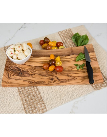 Lipper Olive Wood Rustic Serving Board