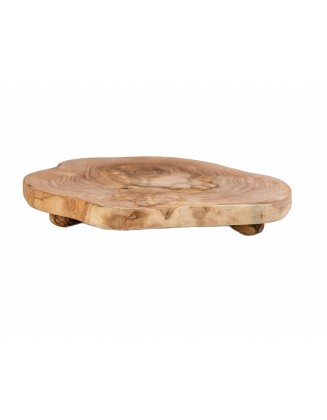 Lipper Olive Wood Footed Server