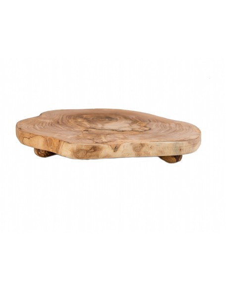 Lipper Olive Wood Footed Server