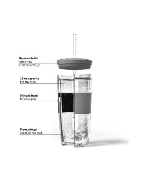Host Tumbler Freeze Cooling Cup with Lid & Straw
