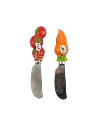 Carrot and Tomato Cheese Spreader Set