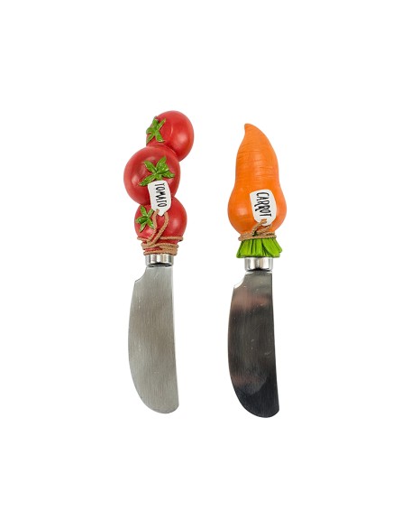 Carrot and Tomato Cheese Spreader Set