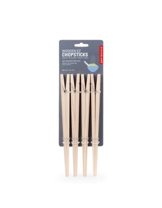 Kikkerland EZ Wooden Chopsticks