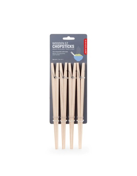 Kikkerland EZ Wooden Chopsticks
