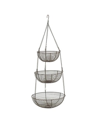 RSVP Bronze Wire Hanging Baskets