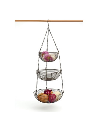 RSVP Bronze Wire Hanging Baskets