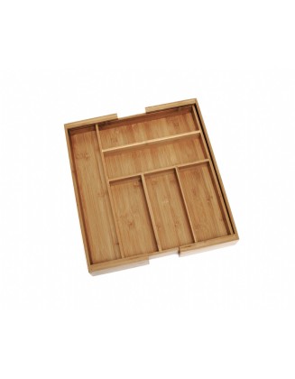 Lipper International  Bamboo Expandable Flatware Organizer