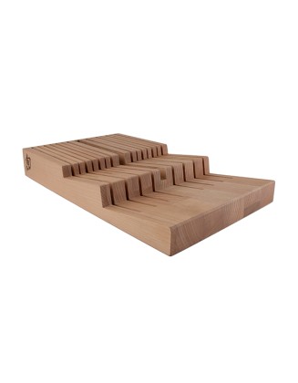 Shun 15-Slot In-Drawer Bamboo Knife Tray