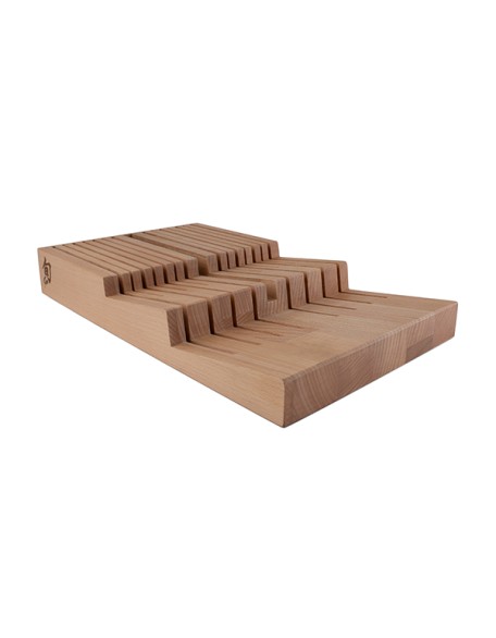 Shun 15-Slot In-Drawer Bamboo Knife Tray