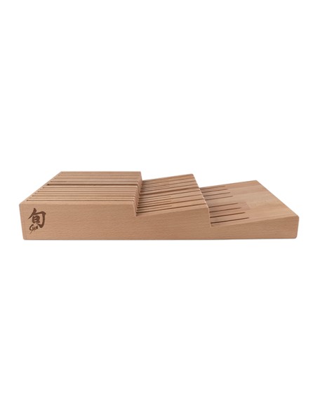 Shun 15-Slot In-Drawer Bamboo Knife Tray
