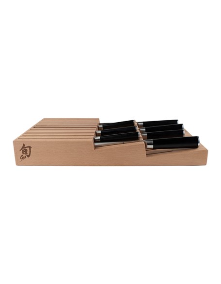Shun 15-Slot In-Drawer Bamboo Knife Tray