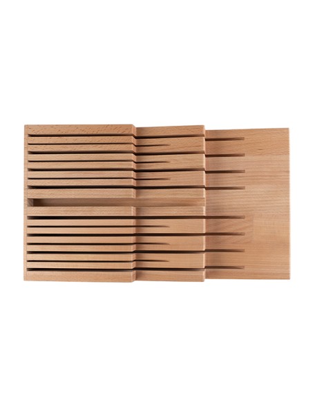 Shun 15-Slot In-Drawer Bamboo Knife Tray