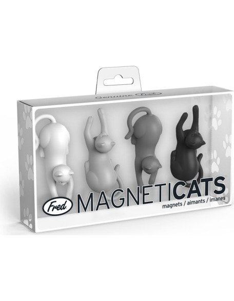 Fred & Friends Set of 4 Cat Magnets