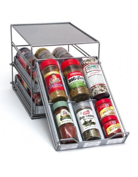 Lipper International Three-Tier Tilt-Down Spice Drawer