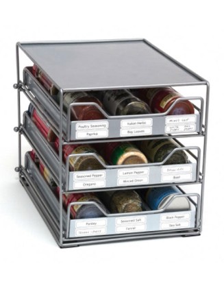 Lipper International Three-Tier Tilt-Down Spice Drawer